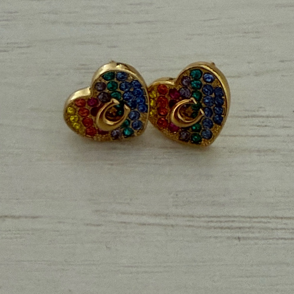 COACH EARRINGS - Picture 2 of 3